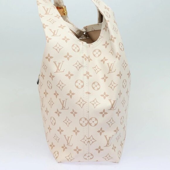 LOUIS VUITTON Monogram Dune Atlantis GM Tote Bag White M24409 LV Auth 75395S - Picture 6 of 16